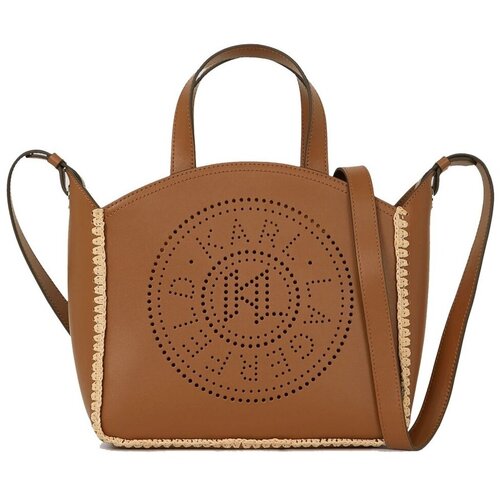 Karl Lagerfeld Torbe CIRCLE SM TOTE RAFFIA WHIP Kostanjeva Cene