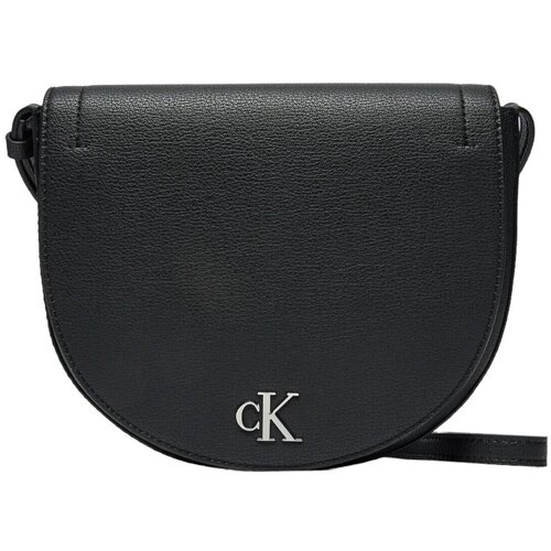 Calvin Klein Jeans Torbe MINIMAL MONOGRAM SADDLE22 K60K612718 Črna Slike