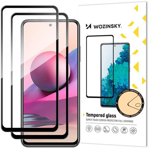 Wozinsky 2 x kaljeno staklo puna pokrivenost s okvirom za Xiaomi Redmi Note 10 / Redmi Note 10S Cijene