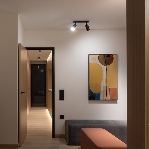  Brilagi - LED RGBW prigu&amp;scaron;iva spot svetiljka SELE 2xGU10/6W/230V crna/zlatna Slike