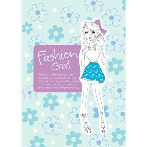  Notebook - Fashion Girl - cvetici (M) Cene