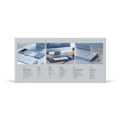 Satechi iMac 24&amp;#039;&amp;#039; Multiport Hub s trdim diskom SSD, ultratanek dizajn, - modra, (21085259) Slike