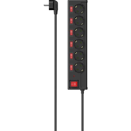 Hama Multiple Socket 6-fold blck individually switchable 223158 Cijene