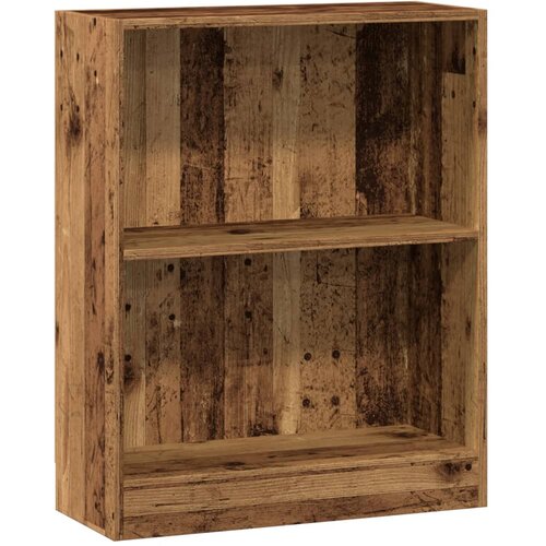 Maison Chic Knjižna omara - Knjižni regal starinski les 60x24x76 cm inženirski les, (21725557) Slike