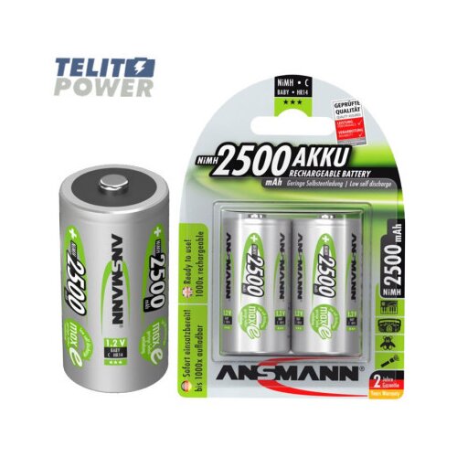 Ansmann punjiva NiMH 1.2V 2500mAh C / HR14 Tip 2500 ( cena po komadu ) ( 4389 ) Slike