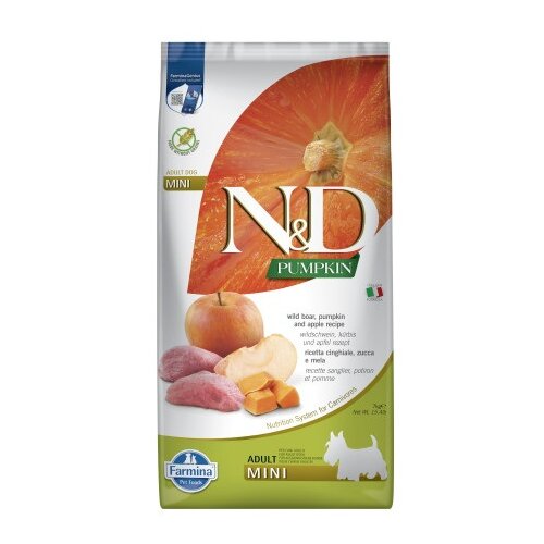 Farmina N&D Pumpkin hrana za pse Adult Mini - Divlja svinja i jabuka 7kg Cene