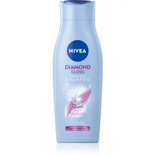 Nivea Diamond Gloss njegujući šampon za umornu kosu bez sjaja 400 ml
