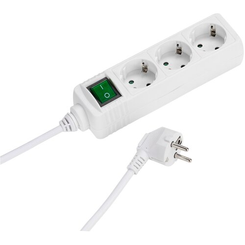 Vivanco 3er Steckdosenleiste weiß 1,4m 27014 ''basic'', 3x Schuko m. Schalter, KiSi Cene