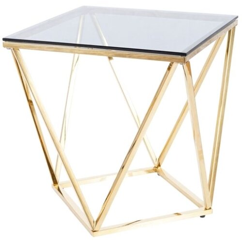 Molarem Home Stolić SILVER B - staklo Slike