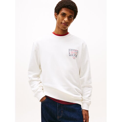 Tommy Jeans Sweater majica mornarsko plava / crvena / bijela Slike