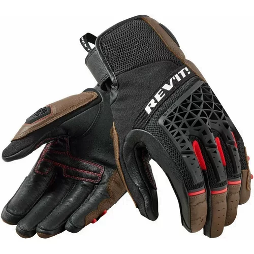 Rev'it! Gloves Sand 4 Brown/Black L Motoristične rokavice