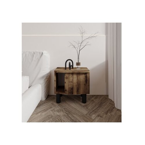 Hanah home Noćni ormarić smeđi Cijene