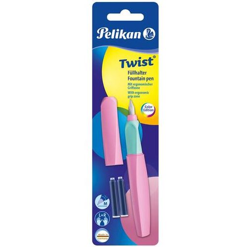 Pelikan nalivno pero twist +2X črn. vložka sweet lilac bl 814911 Cene