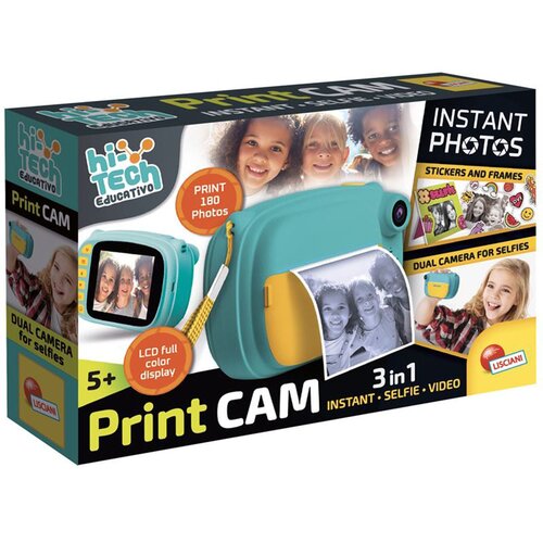 Odeon kids Print kamera Hi-Tech, 3u1 instant-selfie-video, Plava Cijene