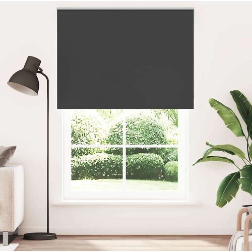 vidaXL Rolo zavjesa Blackout Black 160x230 cm Širina tkanine 156,6 cm Cijene