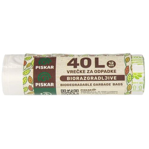 PISKAR biorazgradljive vrečke 40 l Cene
