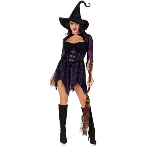 Leg Avenue Mystical Witch 87156 Black-Purple M
