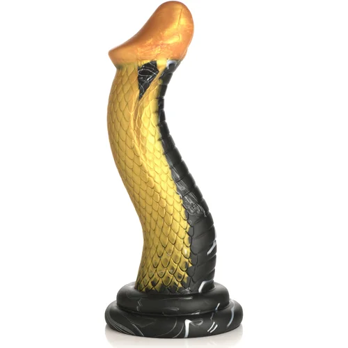 Creature Cocks Golden Mamba Silicone Dildo Gold