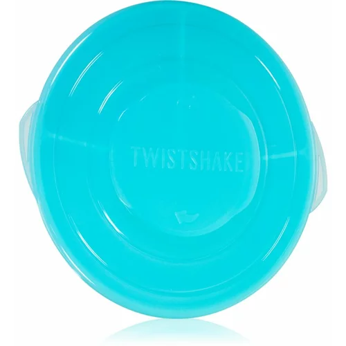 Twistshake Divided Plate deljeni krožnik s pokrovčkom Blue 6 m+ 1 kos