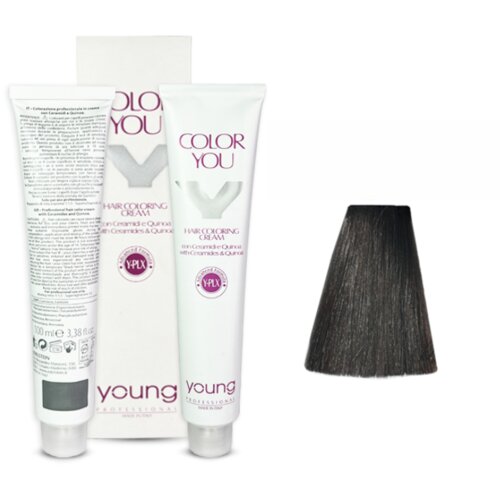 YOUNG Farba za kosu No 5.01 Cold light brown, 100ml Cene