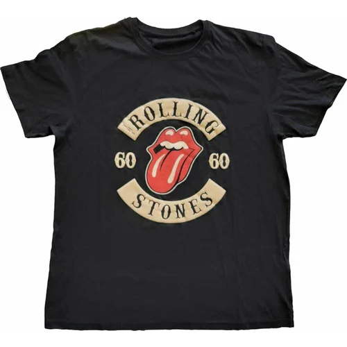 The Rolling Stones Košulja Sixty Biker Tongue Unisex Black 2XL