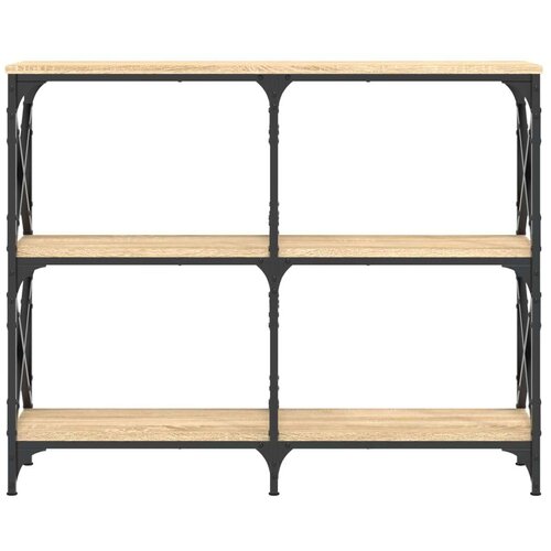  Konzolni stol boja hrasta 100 x 28 x 80 5 cm konstruirano drvo Slike