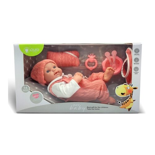  Lutka beba 35cm roze sa posudom za hranu ( 1042295 ) Cene