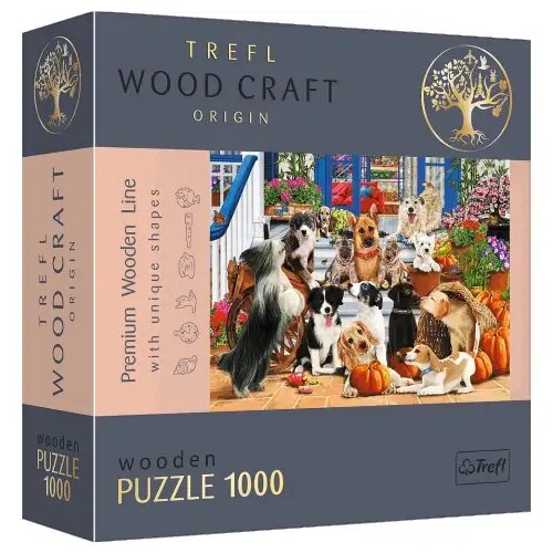 Trefl Wood Craft: Pas prijatelj 1000 kom premium drvene puzzle - Cijene