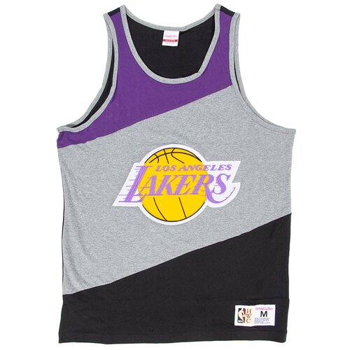 Mitchell And Ness mu&amp;scaron;ka Los Angeles Lakers HWC Colorblocked Cotton Tank Top majica Slike