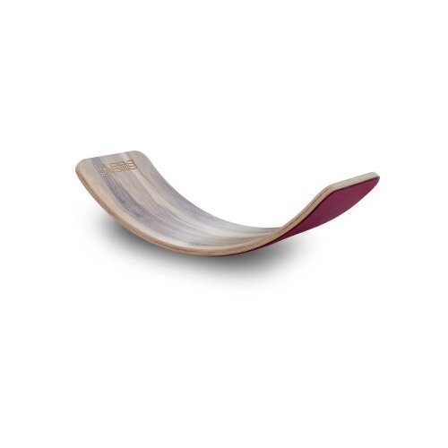 Hanah home Drvena balans daska Wavy Board Walnut Pink Slike