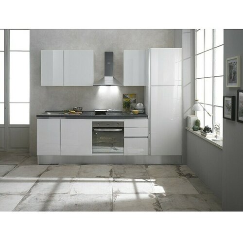 Marinelli Cucine Kuhinjski komplet Giulia (&amp;Scaron;irina: 275 cm, Desni graničnik, Bijele boje) Slike