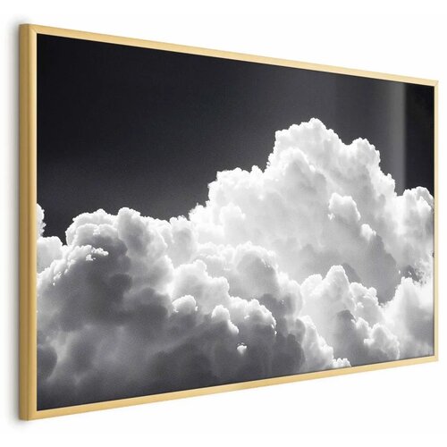  Plakat Discover the Infinite Play of Sunlight &ndash; Clouds and Shadows in the Sky 60x40 Zlatni okvir Cijene