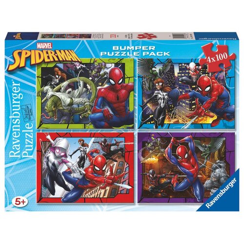 Ravensburger Marvel Spiderman Puzzle 4x100 komada Slike