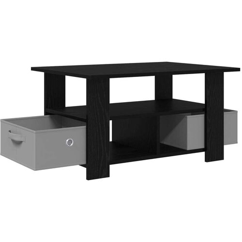  Stolić za kavu Crni hrast 77 x 55 x 42 cm Konstruirano drvo Slike