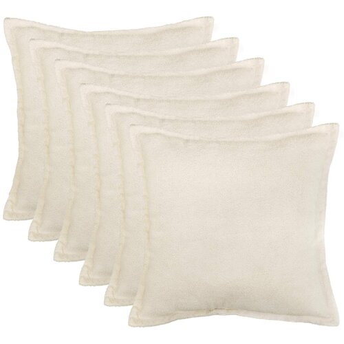  Presvlaka za jastuk 6 pcs HOUTEN Krem 30 x 30 cm Bouclé Cene