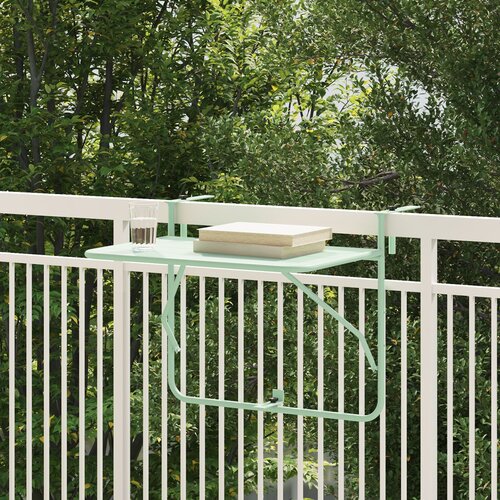 VidaXL Vanjski stolovi Mint zeleni Metal Standard Sklopiv Slike