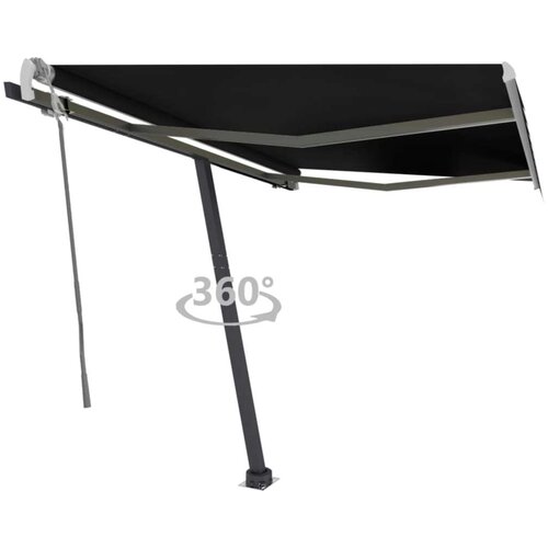  Samostojeća tenda na ručno uvlačenje 350 x 250 cm antracit Slike