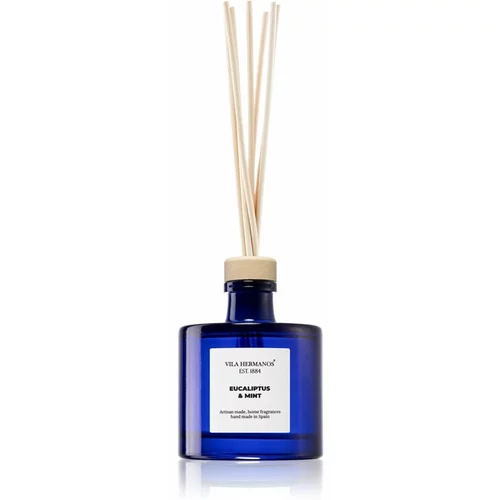 Vila Hermanos Apothecary Cobalt Blue Eucalyptus & Mint aroma difuzer s punjenjem 100 ml