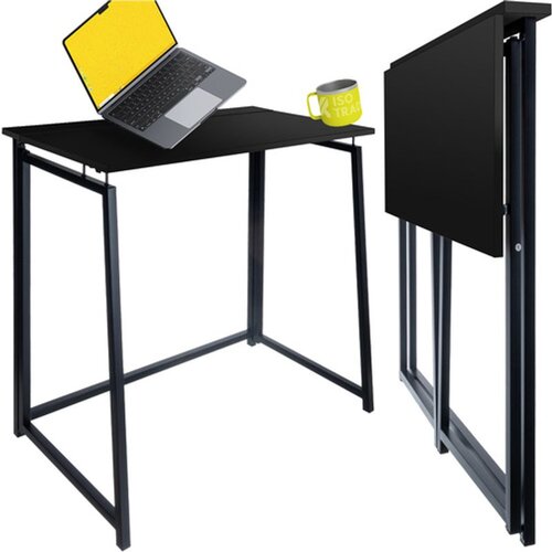 Ruhhy sklopivi stol za laptop 80 x 40 x 75 cm, crni Cijene