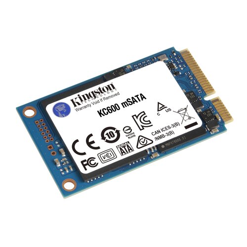 Kingston SSD mSATA 512GB KC600, SATA 3.0, 550/520 MB/s, 3D TLC NAND SKC600MS/512G Slike