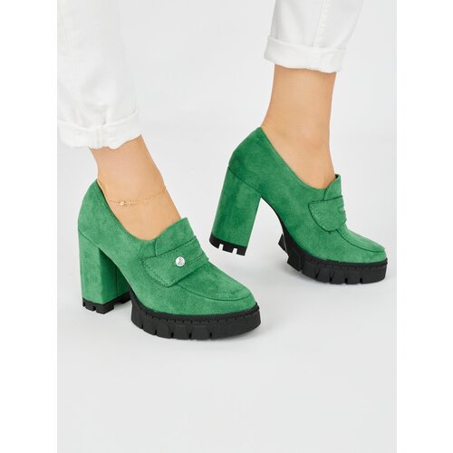 Shelvt Green women&amp;#039;s high-heeled shoes Slike