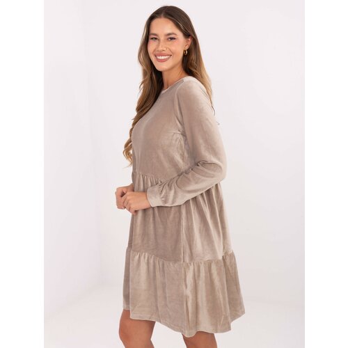 Sublevel Dress-D10040Z30289-dark beige Slike