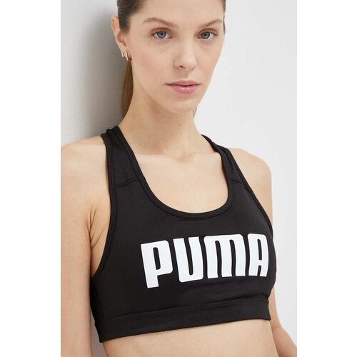 Puma &amp;Scaron;portni modrček črna barva Slike