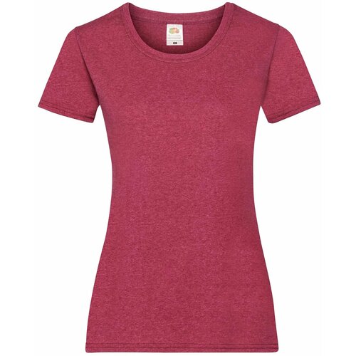 Fruit Of The Loom Valueweight Red T-shirt Slike
