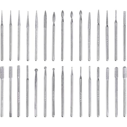 Diamond Grinding Bits Set f&uuml;r Rotary Tool - 1 set. Cene