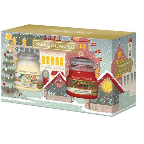 Yankee Candle Passport to the Holidays SET (Mirisna svijeća 104g + Mirisna svijeća 104g) Cene