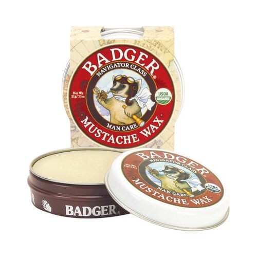 Badger Balm vosak za brkove Slike