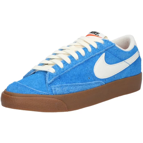 Nike Sportswear Nizke superge 'BLAZER '77 VNTG' neonsko modra / bela
