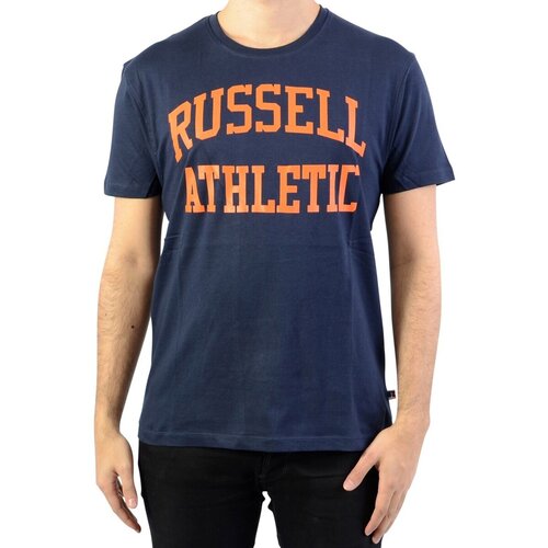 Russell Athletic Majice s kratkimi rokavi 131040 Modra Cene