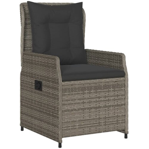  7-dijelni vrtni blagovaonski set sivi od poliratana Siva 200 x 100 x 74 cm Slike